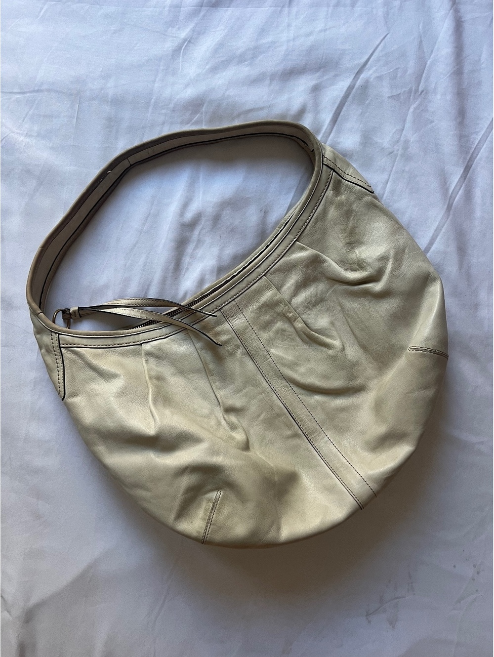 Coach ERGO Leather Pleated Large Hobo Shoulder Bag